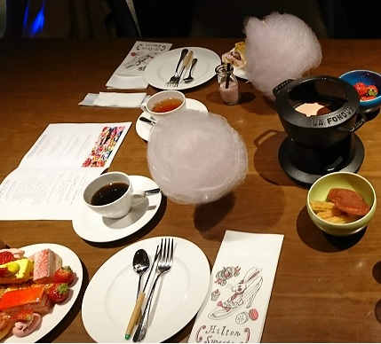 The strawberry buffet in Hilton Tokyo Metropolitan grill