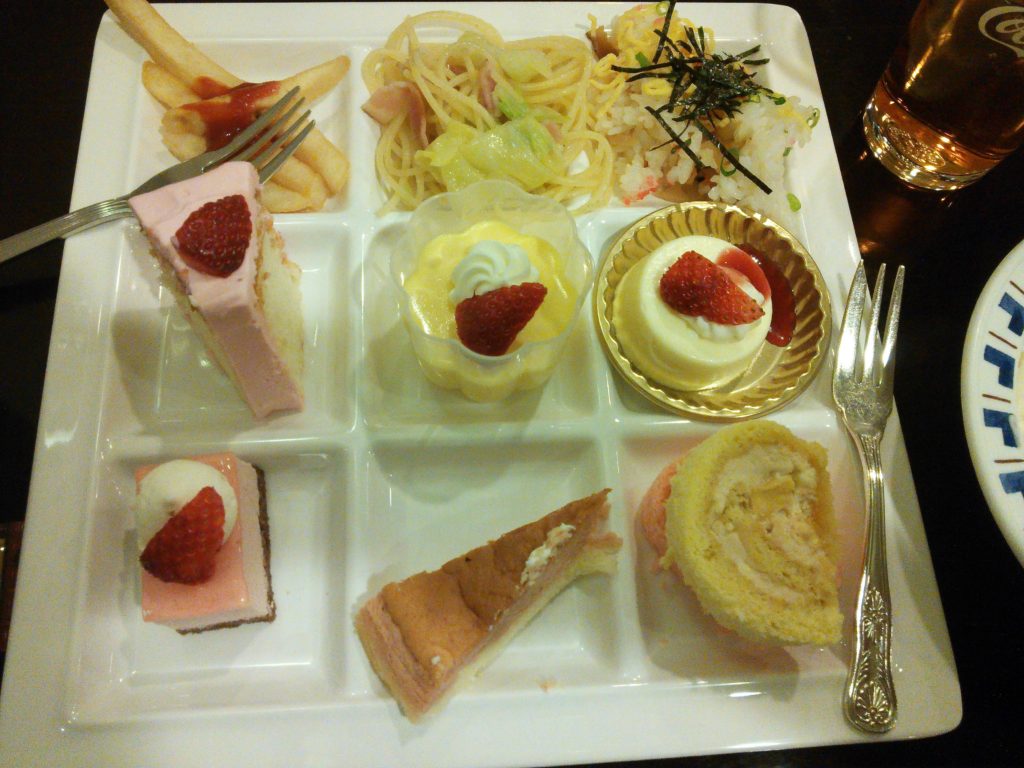The strawberry buffet in Sunshine City Prince Hotel