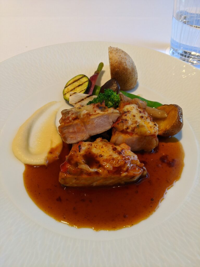 lunch course in Blanc Rouge